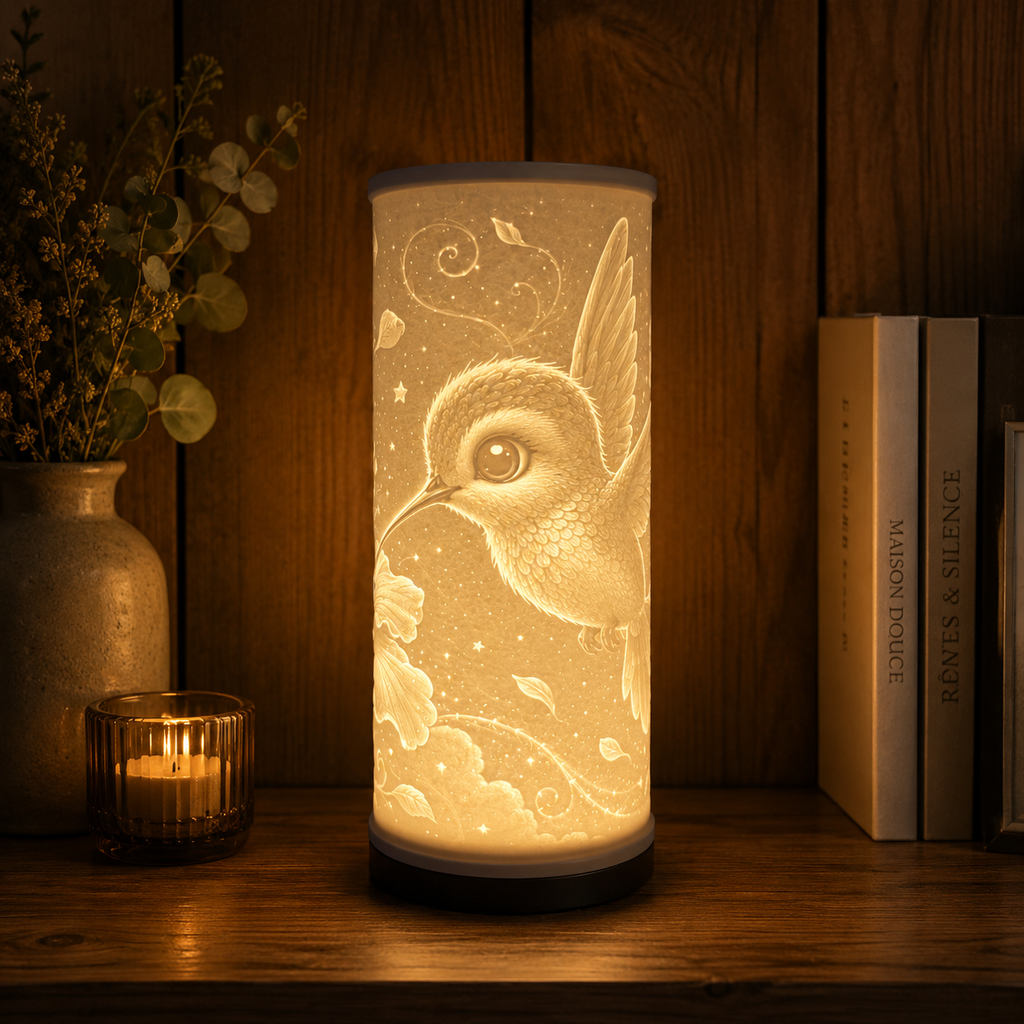 Lampe Lithophane - Champignon Mignon