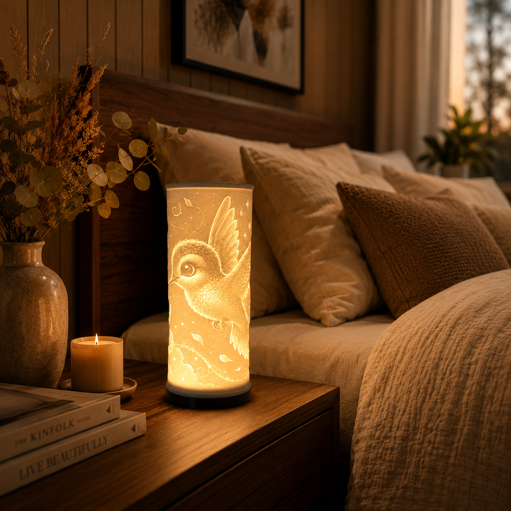 Lampe Lithophane - Champignon Mignon