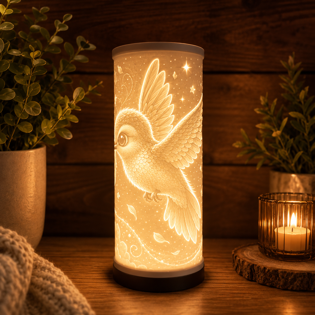 Lampe Lithophane - Champignon Mignon