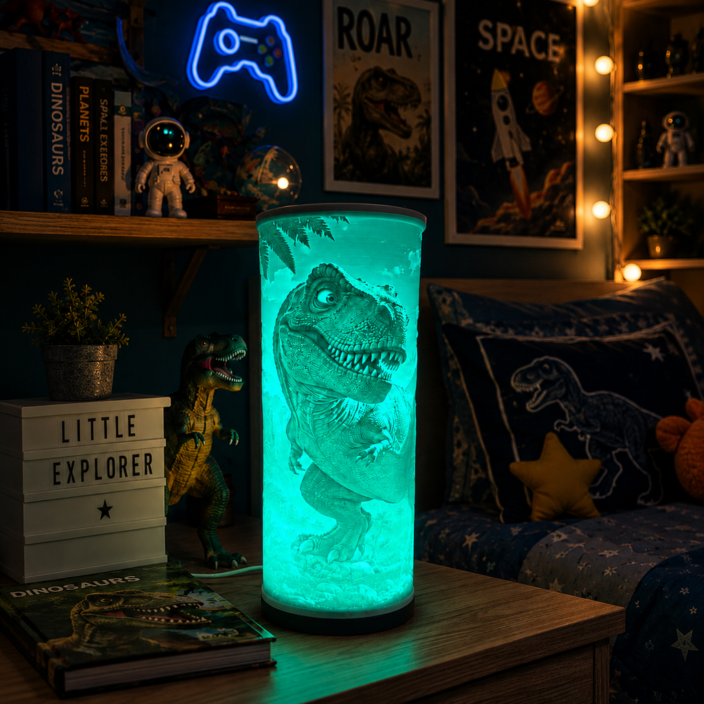 Lithophane Lamp – T-rex