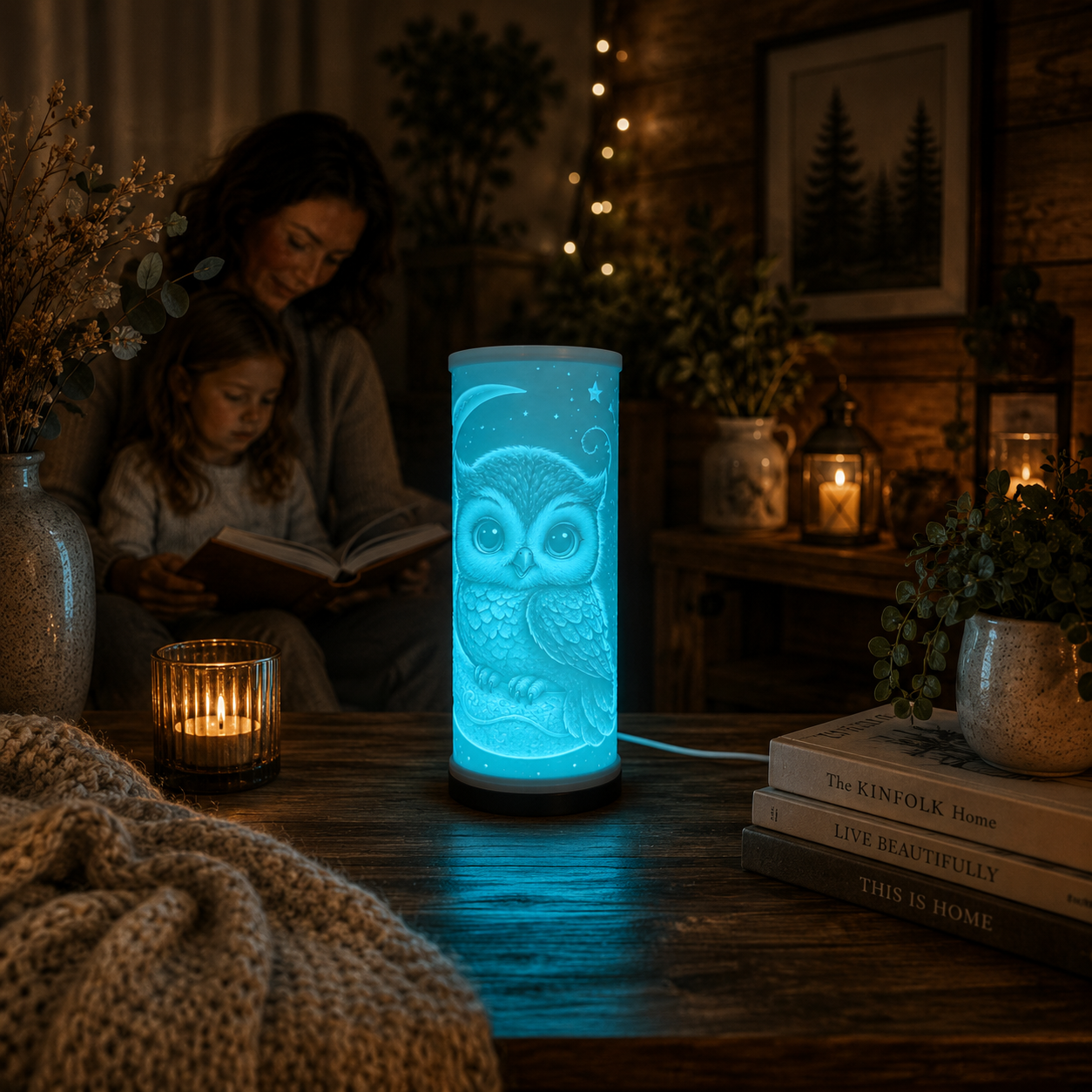 Lithophane Lamp – Cute Owl
