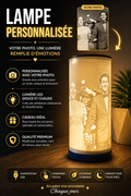 Lampe Lithophane Personnalisée – Illuminez Vos Plus Beaux Souvenirs✨