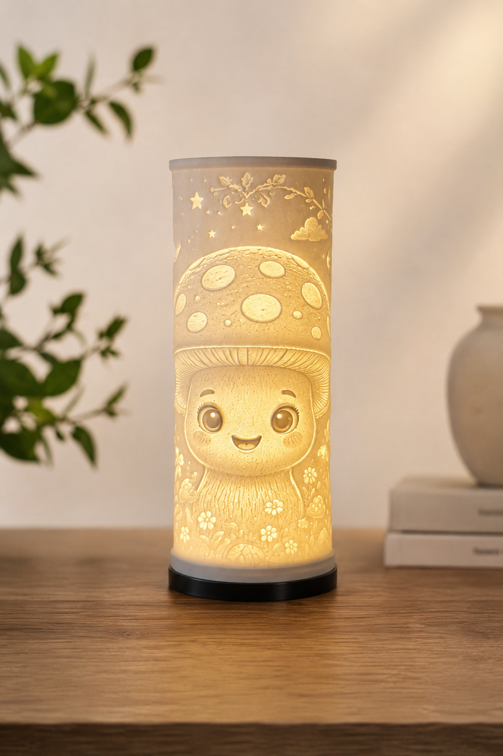 Lampe Lithophane - Champignon Mignon